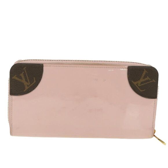 LOUIS VUITTON Monogram Vernis Zippy Venice Long Wallet Pink - Picture 2 of 15